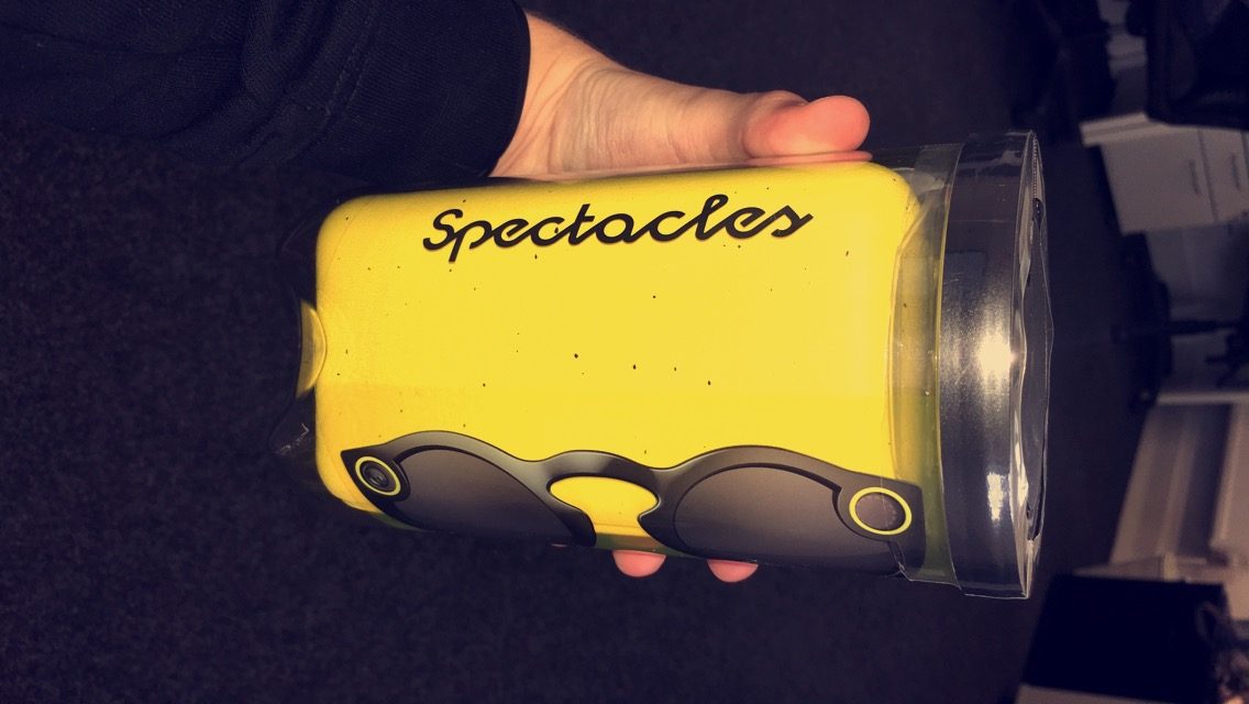 Snapchat marketing through spectacles